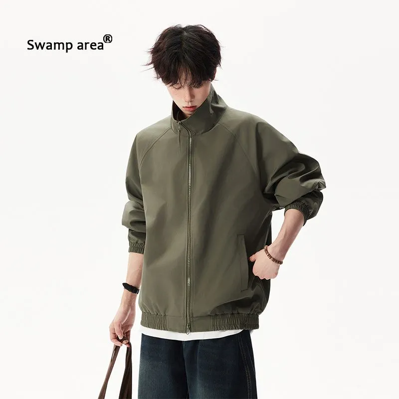 Harrington Jacket - Giacca Bomber da Uomo con Colletto