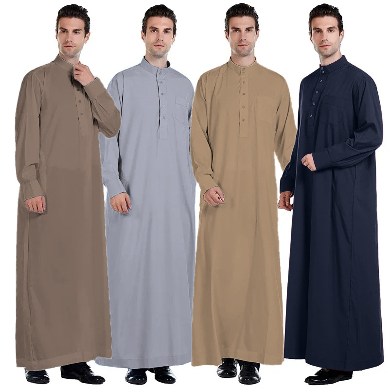 Men'S Fashion Qatar - Nuovo Thobe da Uomo Mediorientale, Tinta