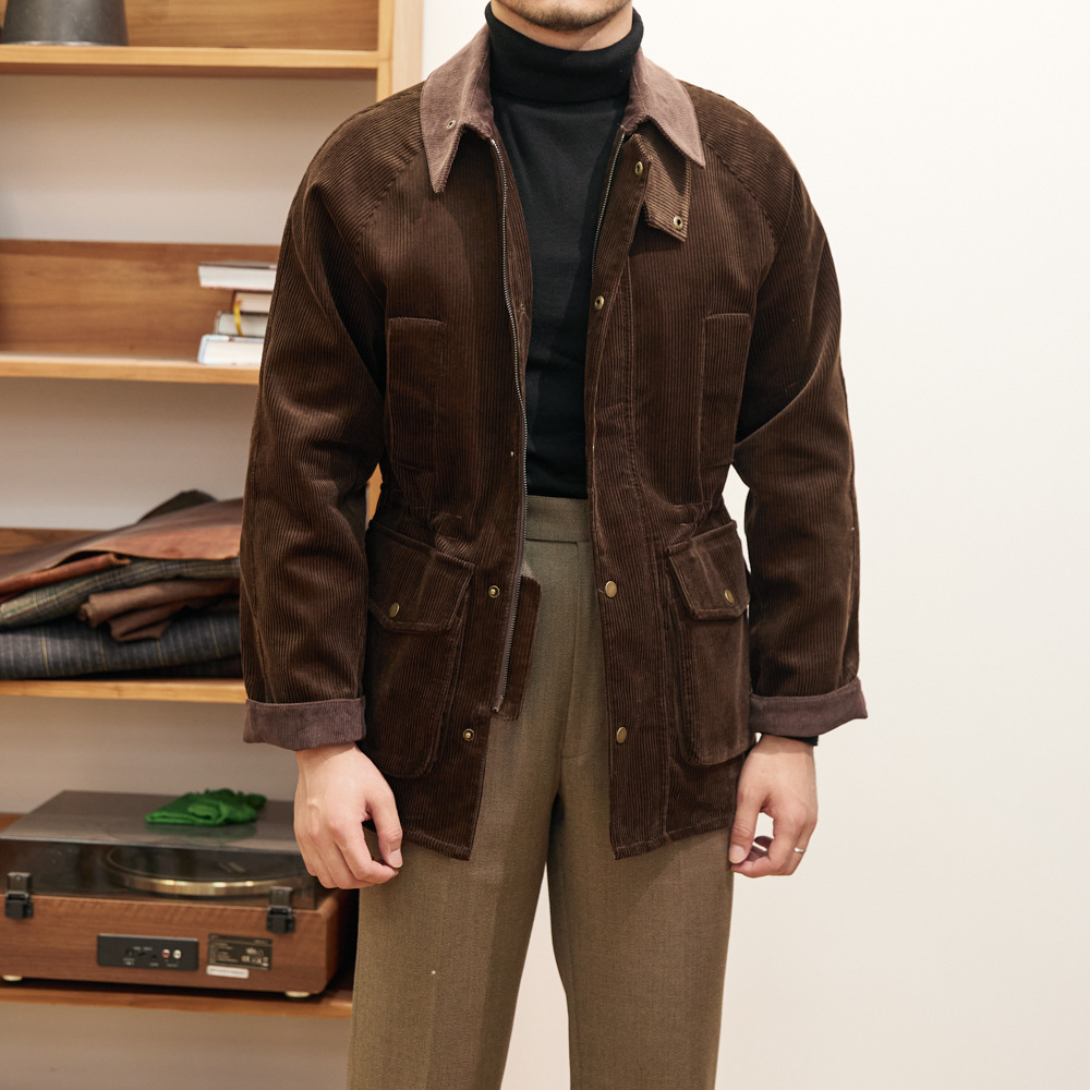 Harrington Jacket - Giacca da uomo in velluto a