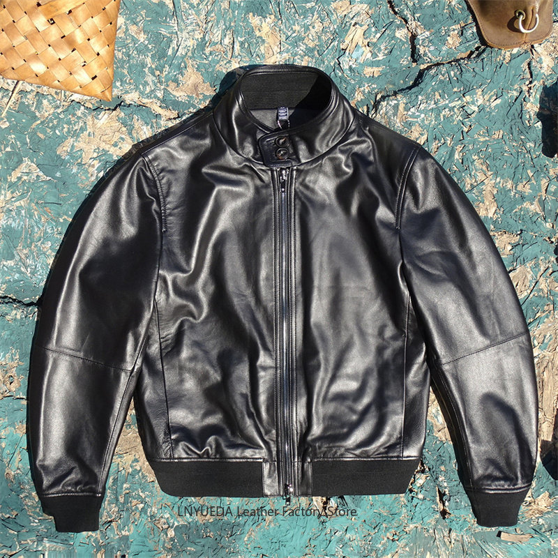 Harrington Jacket - Giacca Corta da Uomo in Vera