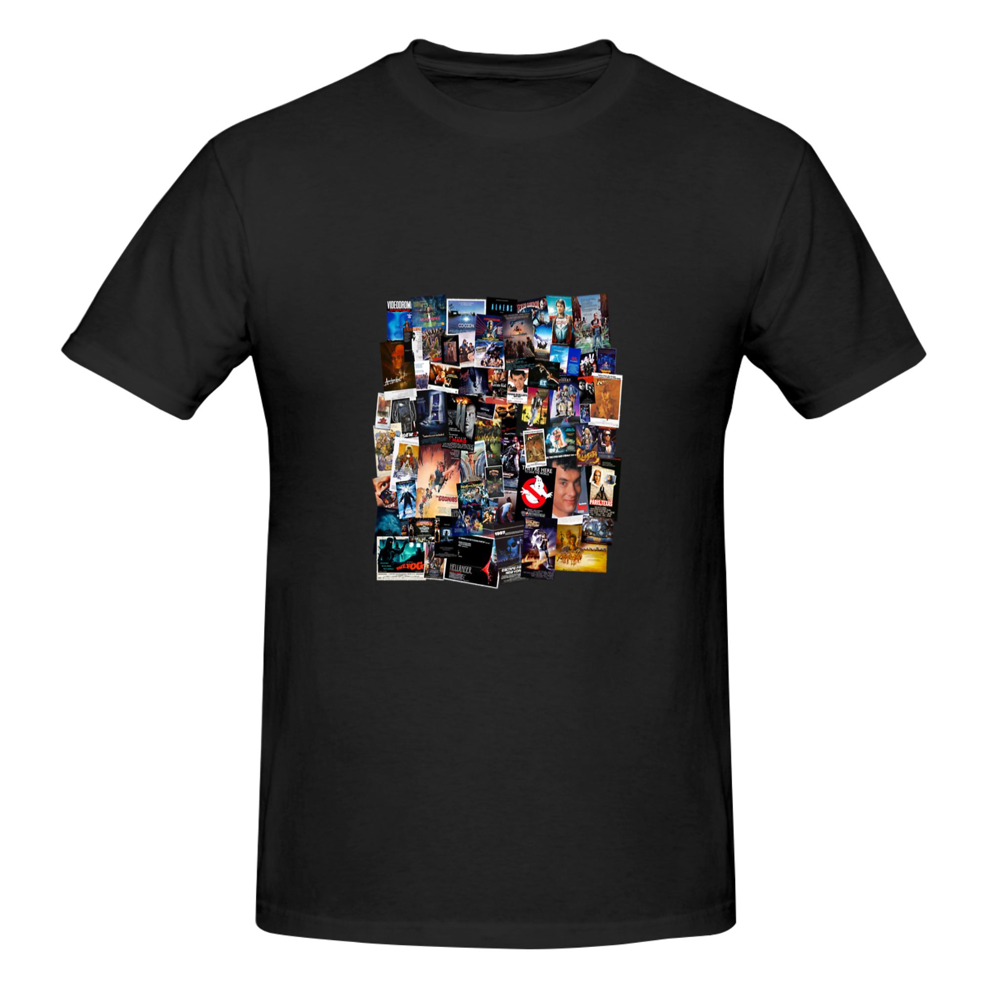 Mens Fashion In 1980S - T-shirt stampata da uomo con poster