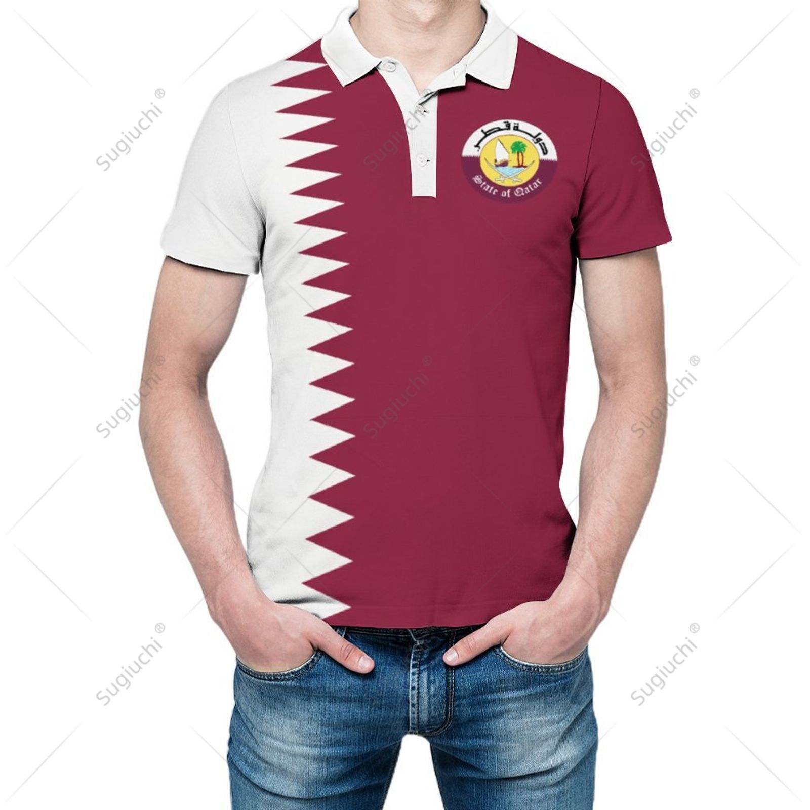 Men'S Fashion Qatar - Polo Unisex con Stampa 3D della