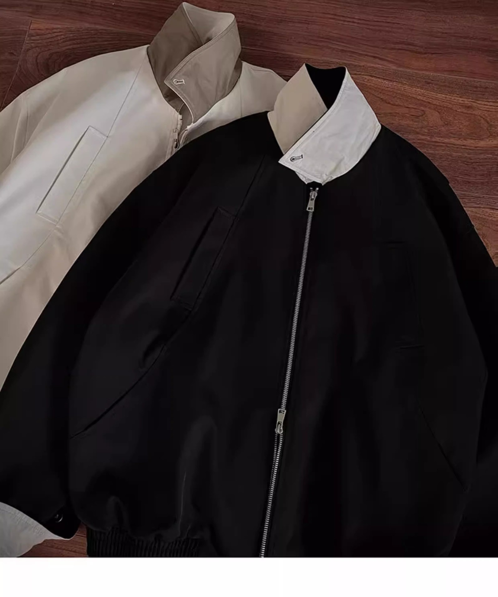 Harrington Jacket - Giacca Harrington Minimalista da Uomo, Giacca