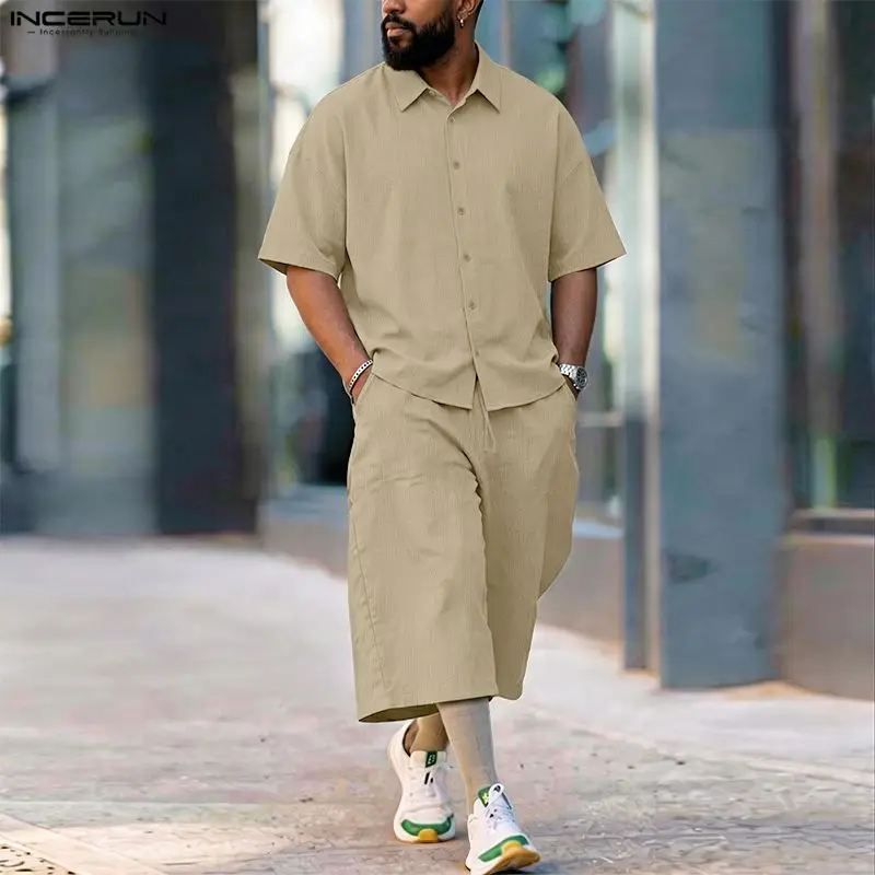 Mens Fashion Streetwear - INCERUN Completi da Uomo: Set Due