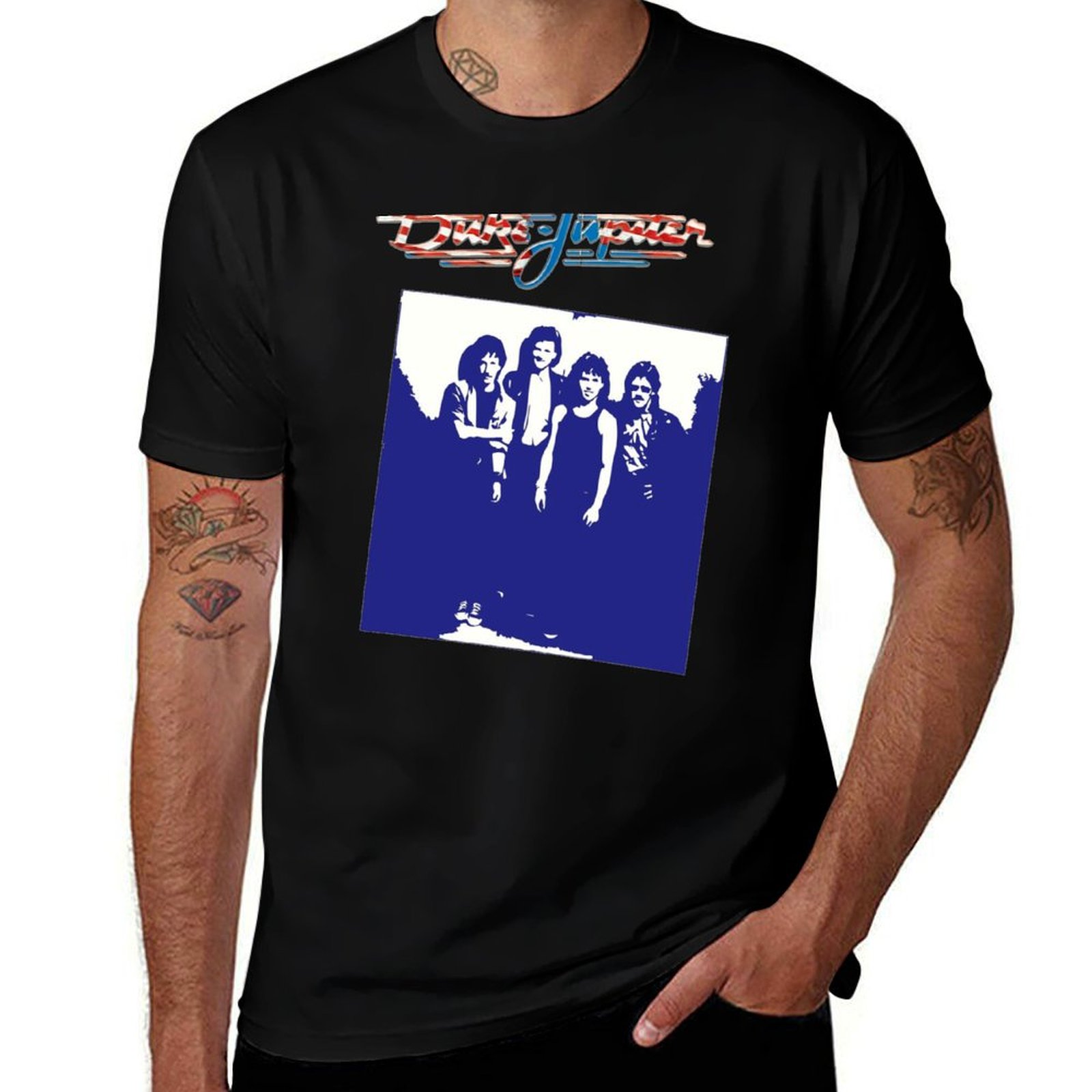 Mens Fashion In 1980S - T-shirt Duke Jupiter American Aor 1980S,