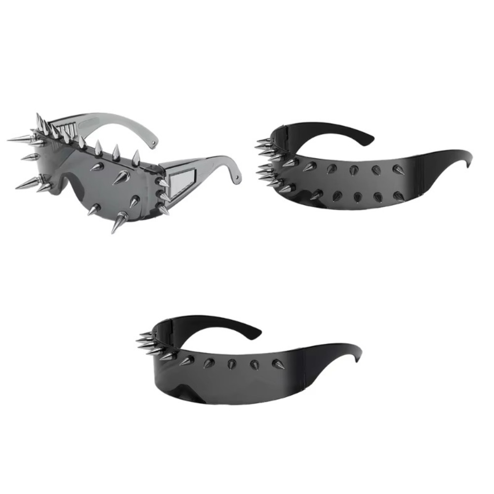 Men Fashion Photography - Steampunk Punk Occhiali gotici Occhiali divertenti
