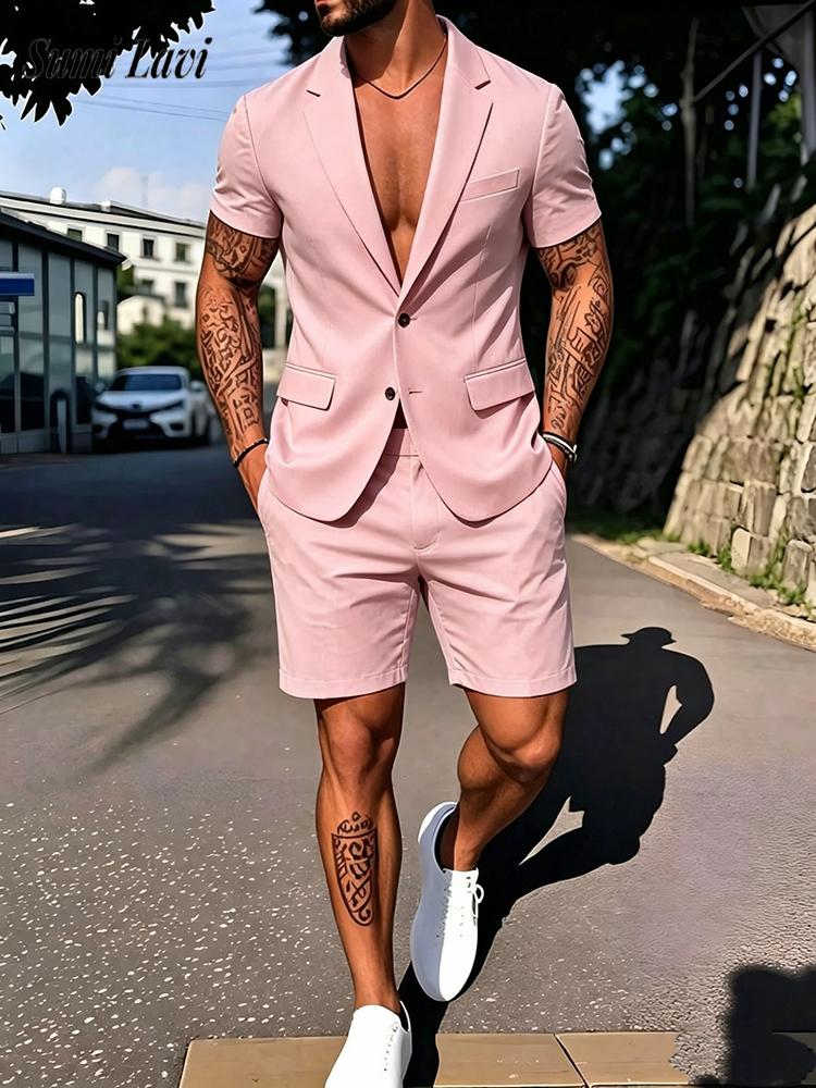 Mens Fashion Blazer - Completi casual da uomo a tinta