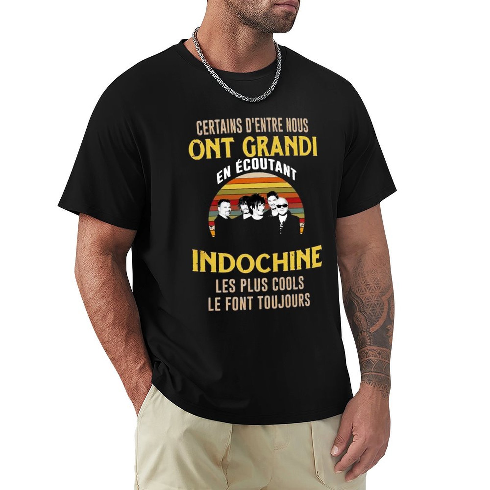Men'S Fashion Genres - Logo della band Indochine7 exselna Genere