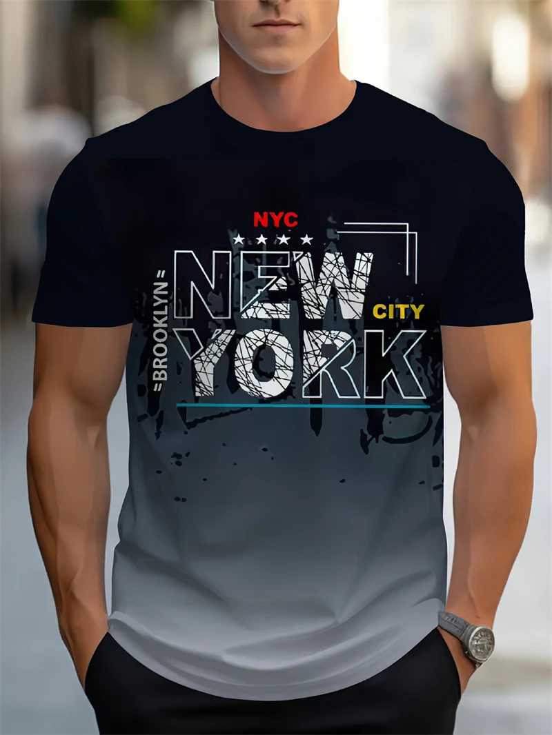 Men'S Fashion Nyc - Maglietta da uomo alla moda con