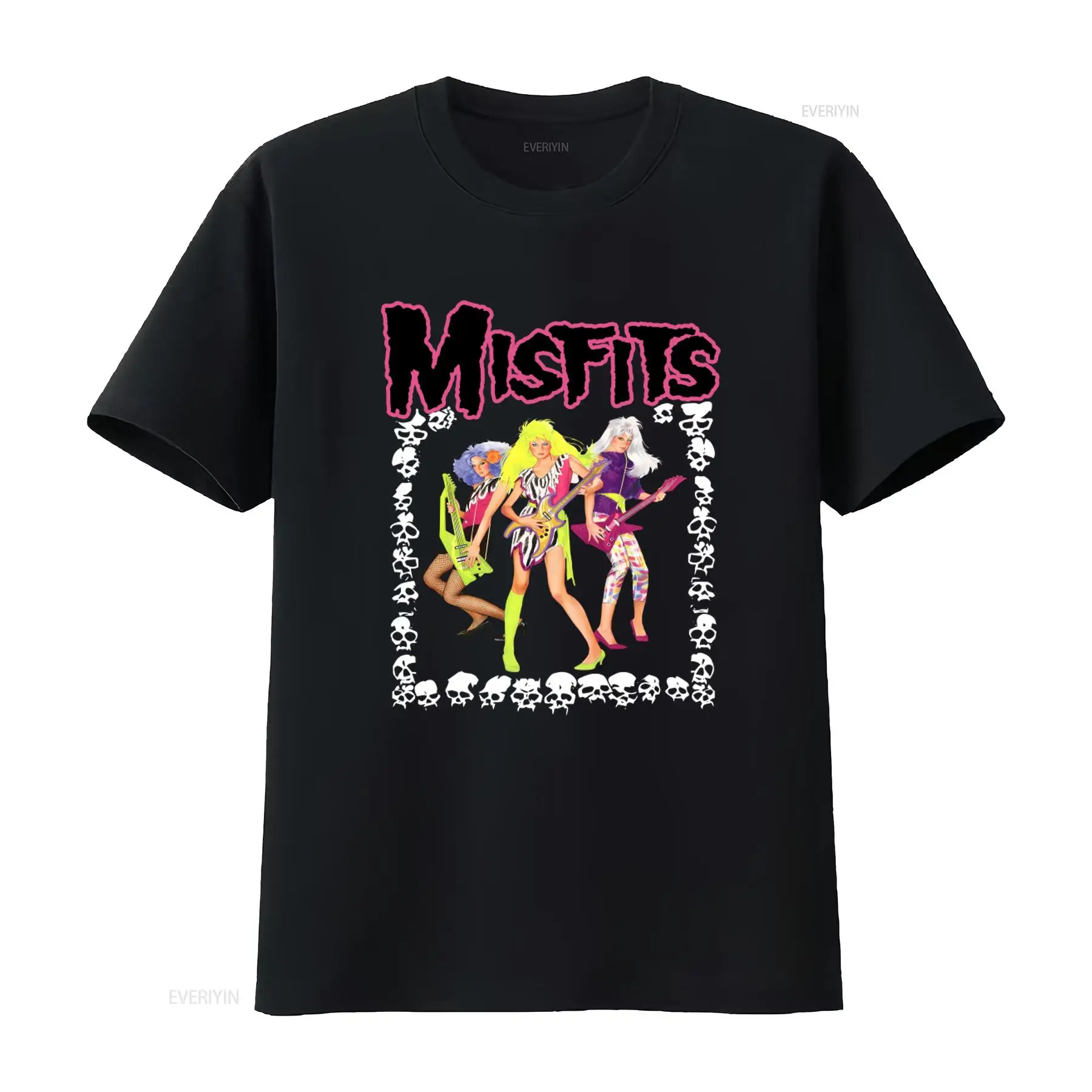 Mens Fashion In 1980S - T-shirt vintage THE MISFITS JEM AND
