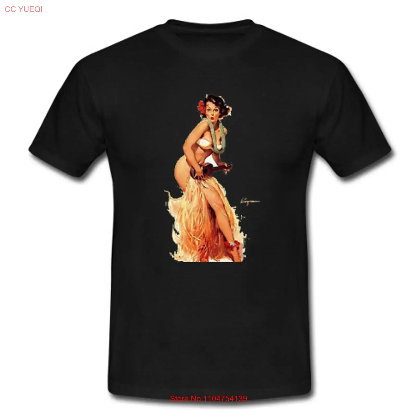 Mens Fashion In The 50S - T-shirt retrò da uomo vintage hawaiana