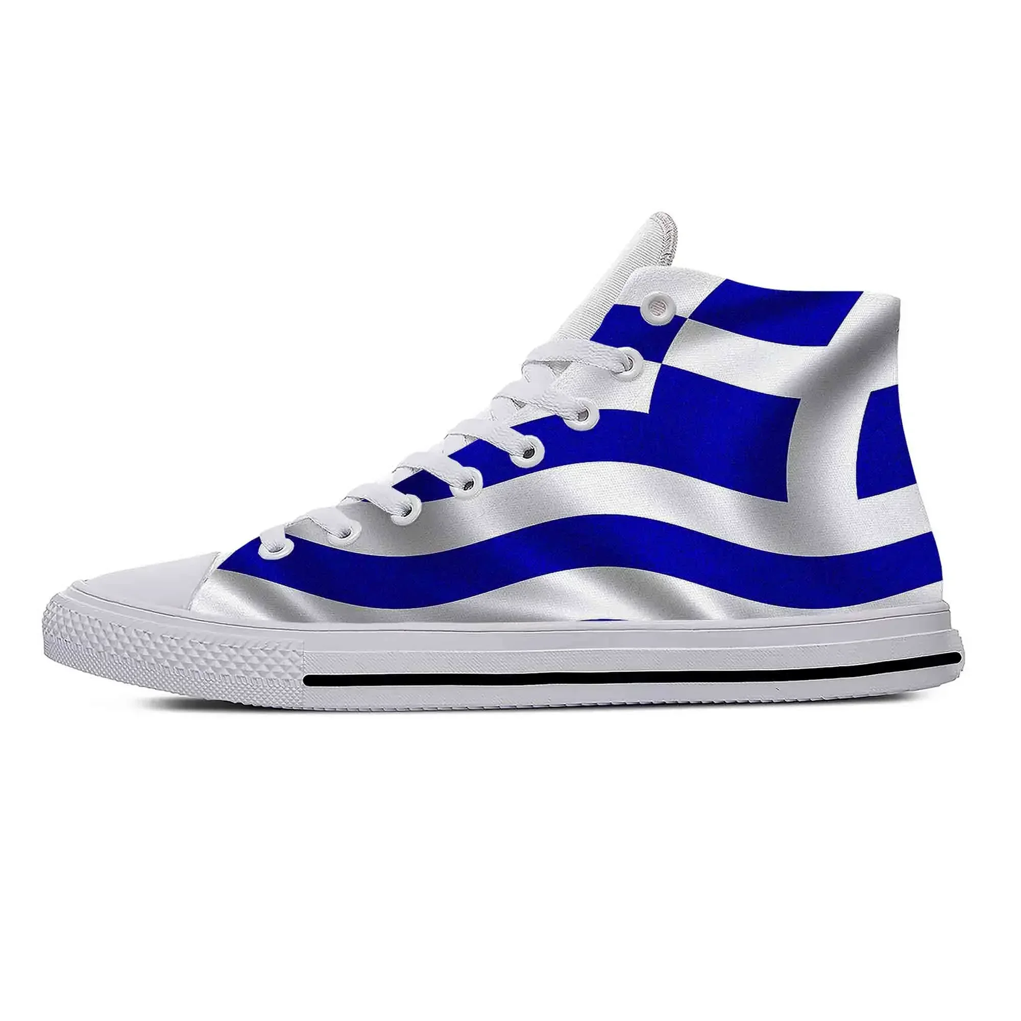 Men'S Fashion Greece - Scarpe Casual Patriottiche con Bandiera Greca,