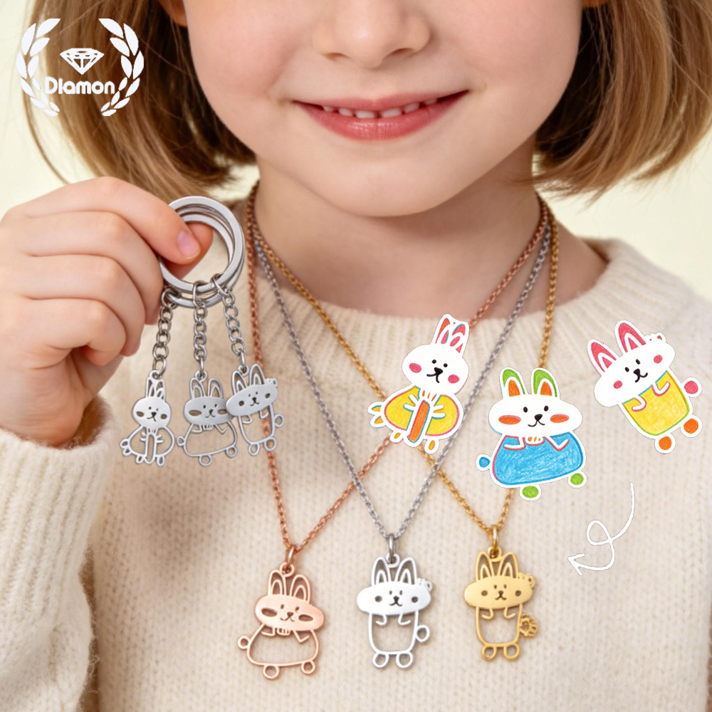 Men Fashion Kids - Collana, Bracciale e Portachiavi Personalizzati con