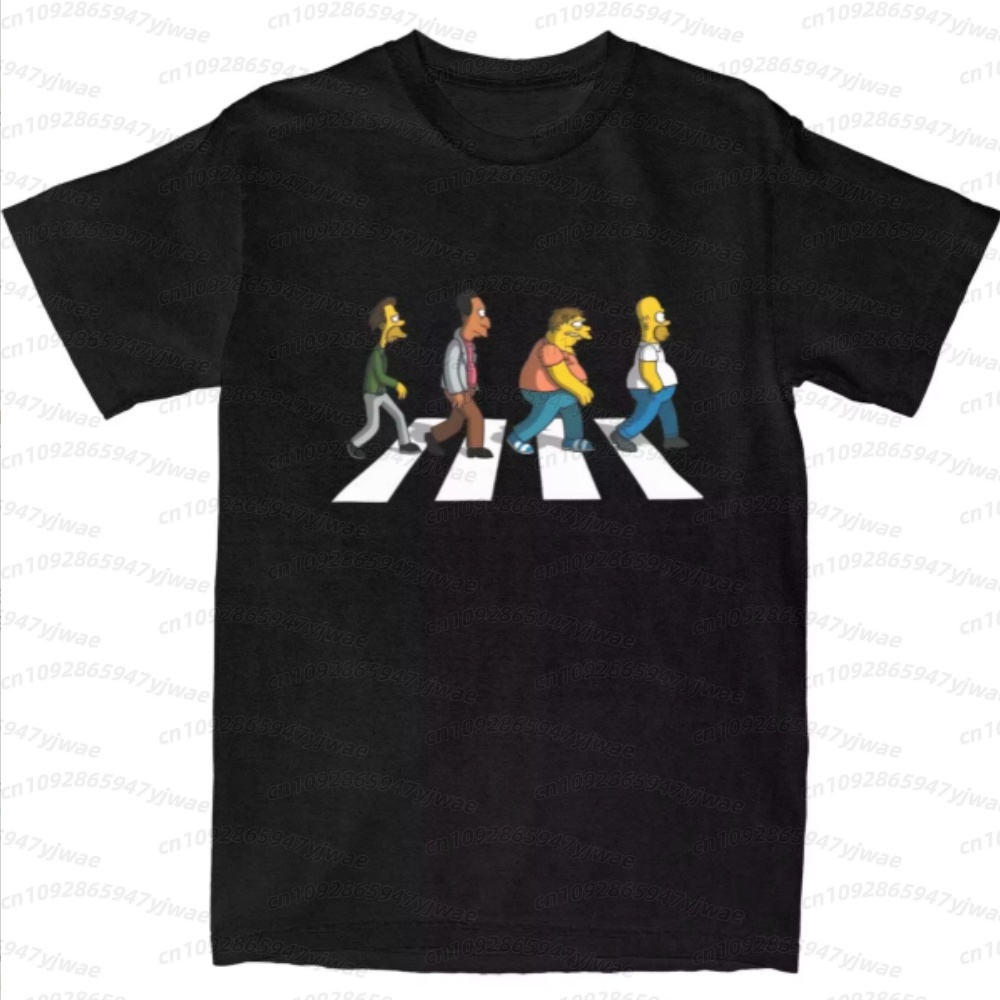 Mens Fashion Streetwear - T-shirt da uomo 2026 The Simpsons