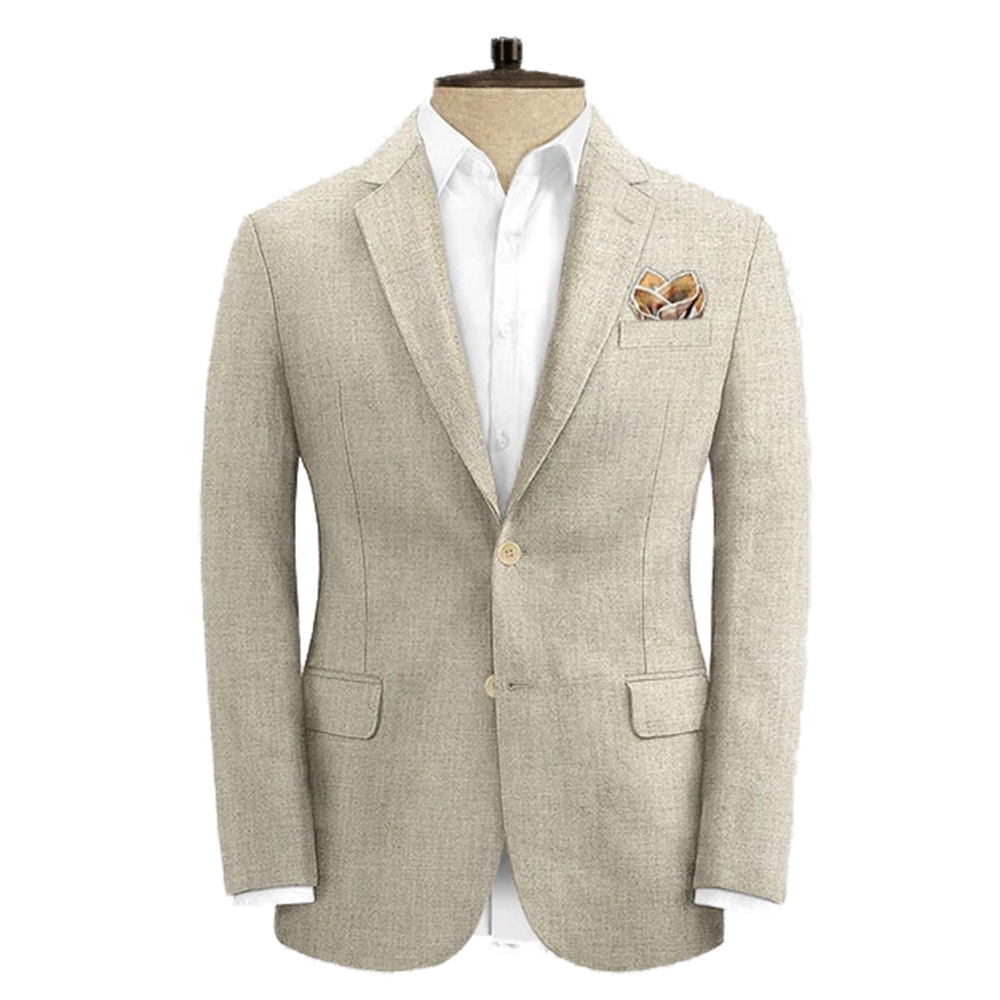 Mens Fashion Blazer - 2025 Lusso Estate Traspirante Leno Weave