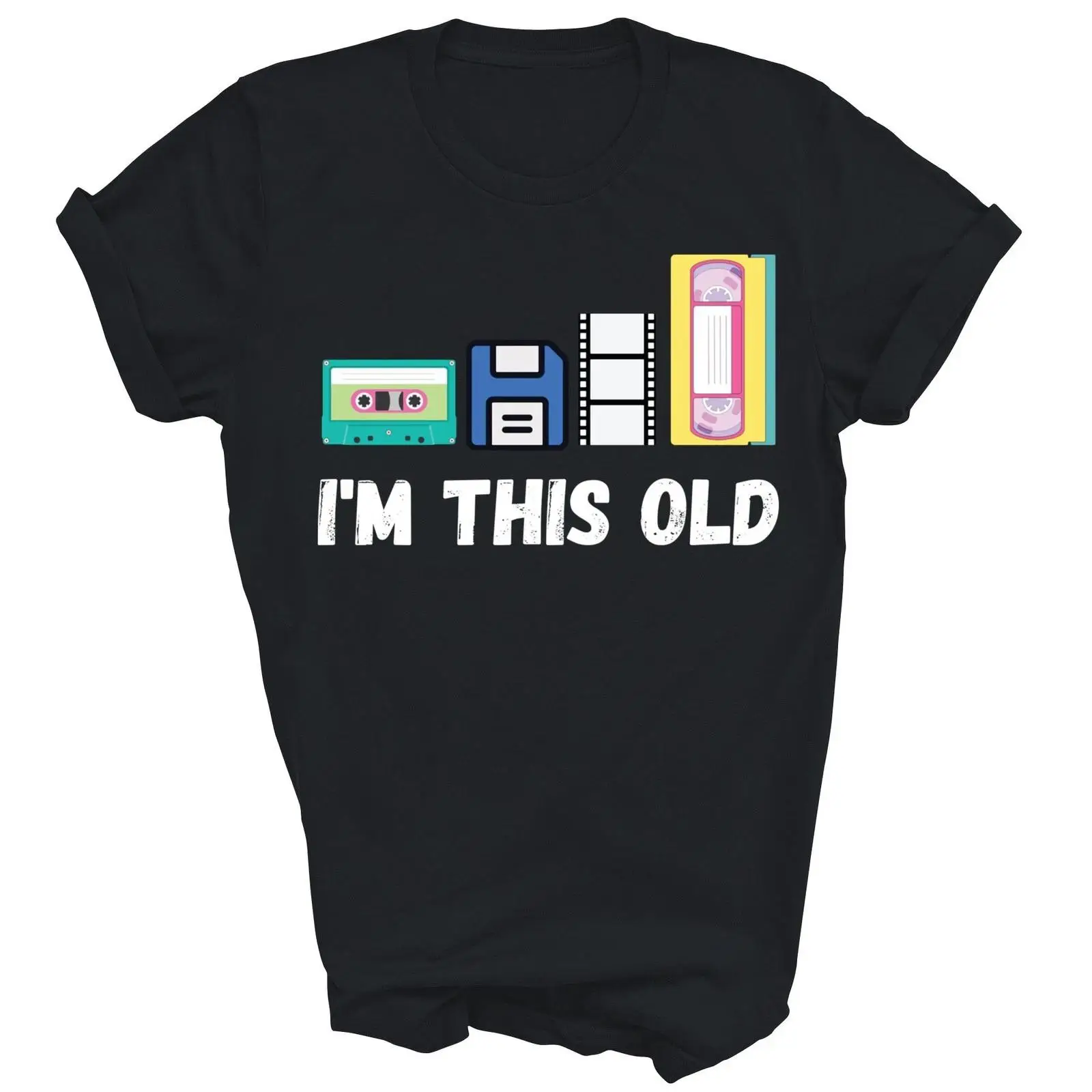 Mens Fashion In 1980S - T-shirt vintage anni '80 con stampa