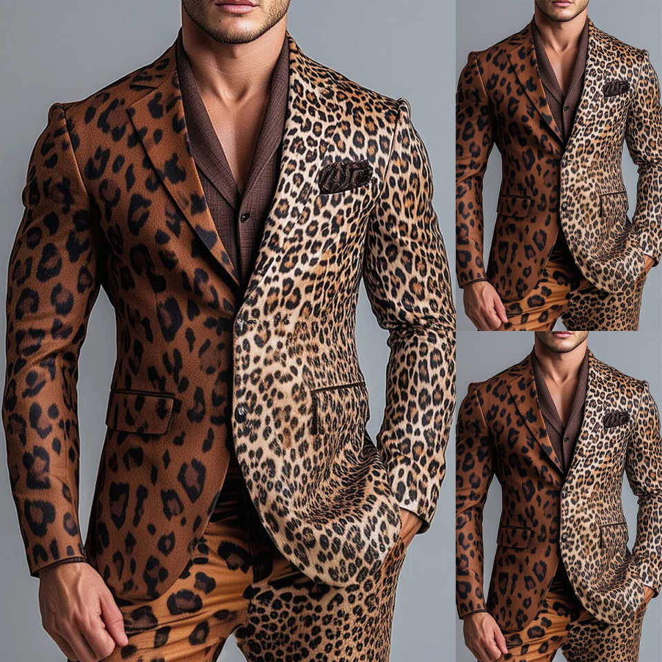 Mens Fashion Blazer - Completo da uomo 2 pezzi alla