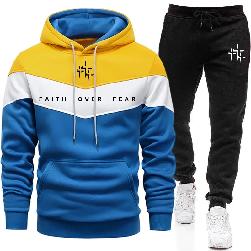 Tuta da Uomo 'Faith Over Fear' - Mens Fashion Streetwear recensione e prezzo