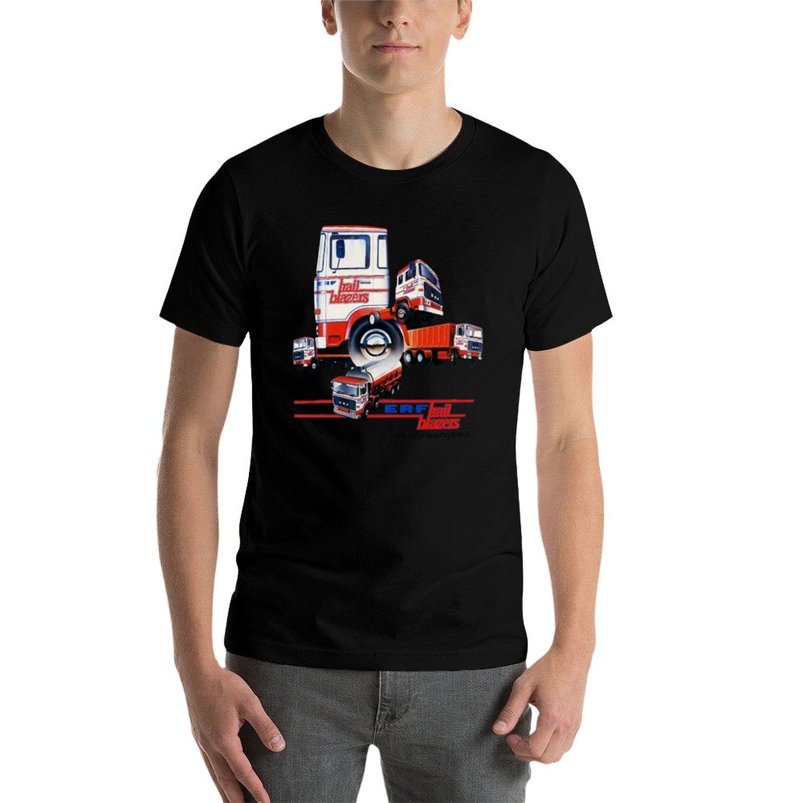 ERF TRUCKS - T-Shirt con Stamp - Mens Fashion In 1980S recensione e prezzo