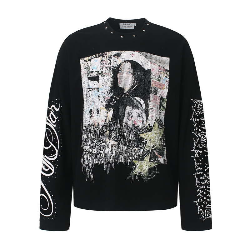 T-Shirt da Uomo con Graffiti e - Mens Fashion Streetwear recensione e prezzo