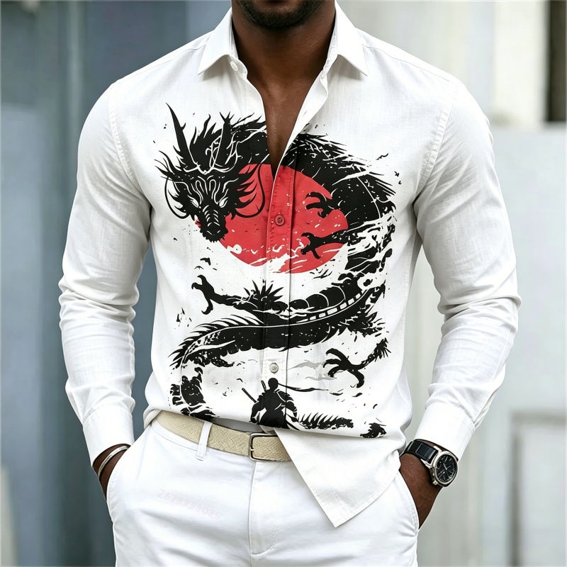 Camicia da uomo 2026 nuova, bi - Mens Fashion Streetwear recensione e prezzo