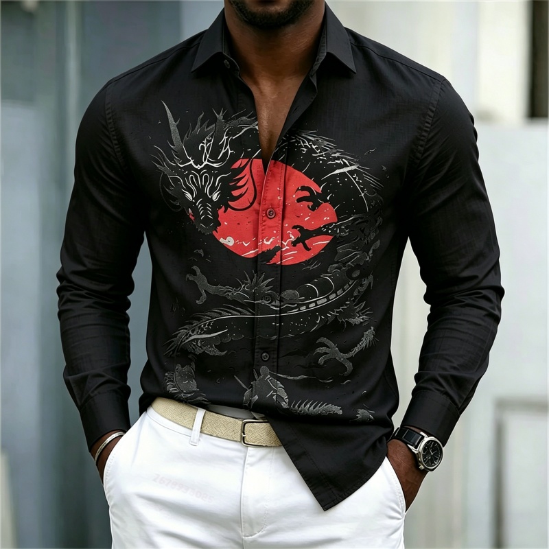 Camicia da uomo 2026 nuova, bi - Mens Fashion Streetwear recensione e prezzo