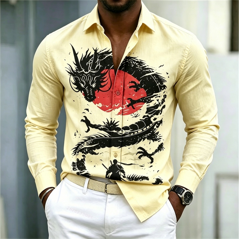 Camicia da uomo 2026 nuova, bi - Mens Fashion Streetwear recensione e prezzo