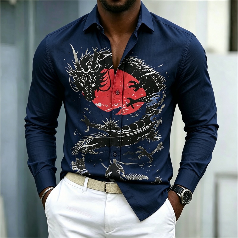 Camicia da uomo 2026 nuova, bi - Mens Fashion Streetwear recensione e prezzo