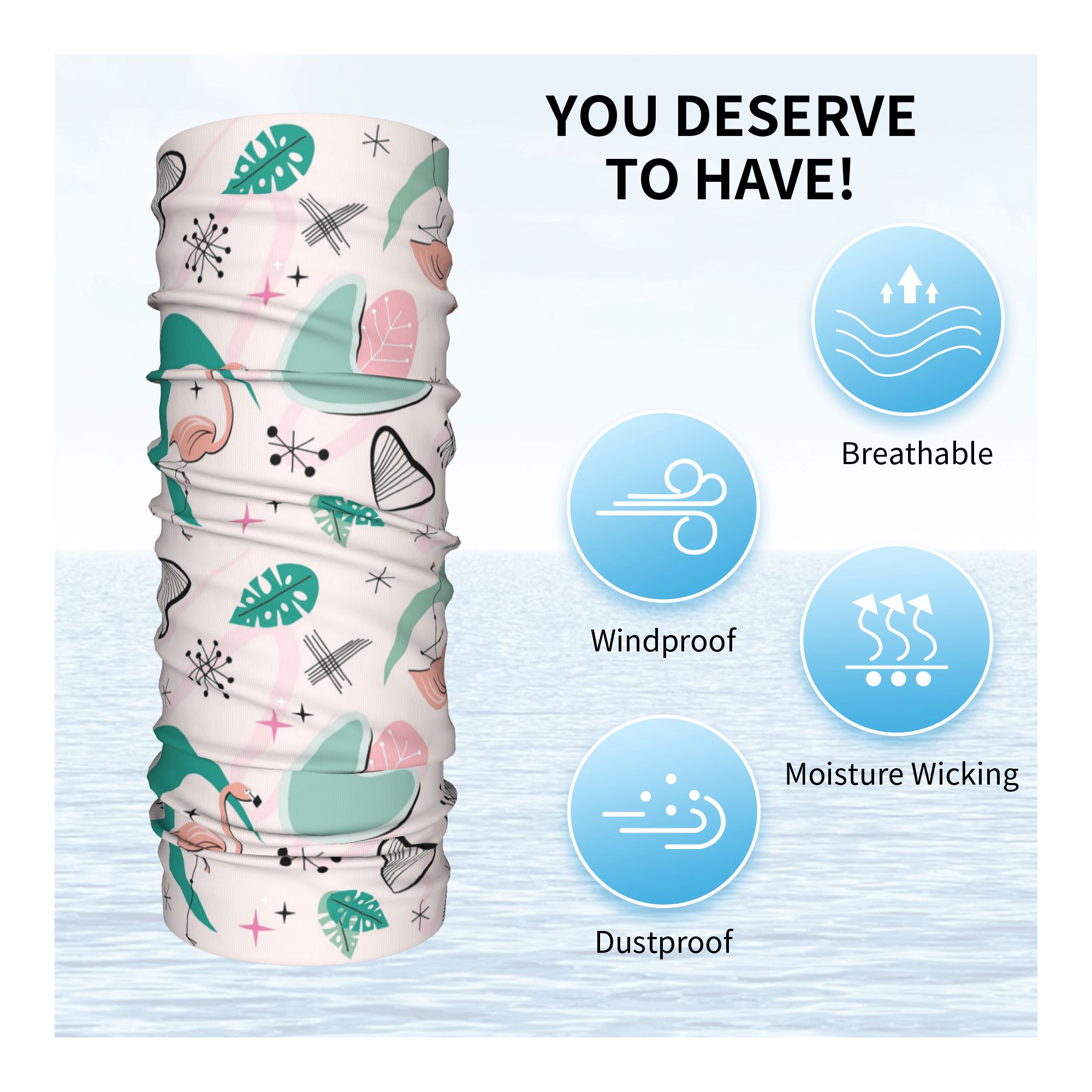Atomic 50s Flamingo Bandana Ne - Mens Fashion In The 50S recensione e prezzo