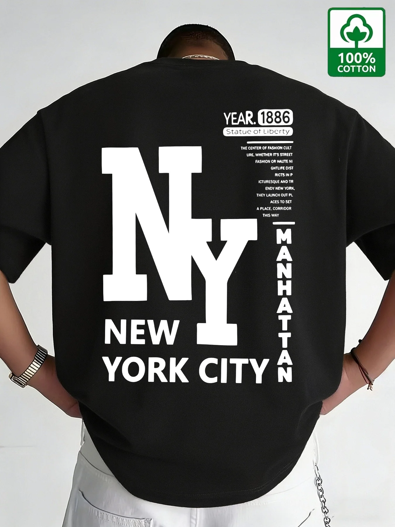 T-Shirt da Uomo NYC in Cotone  - Men'S Fashion Nyc recensione e prezzo