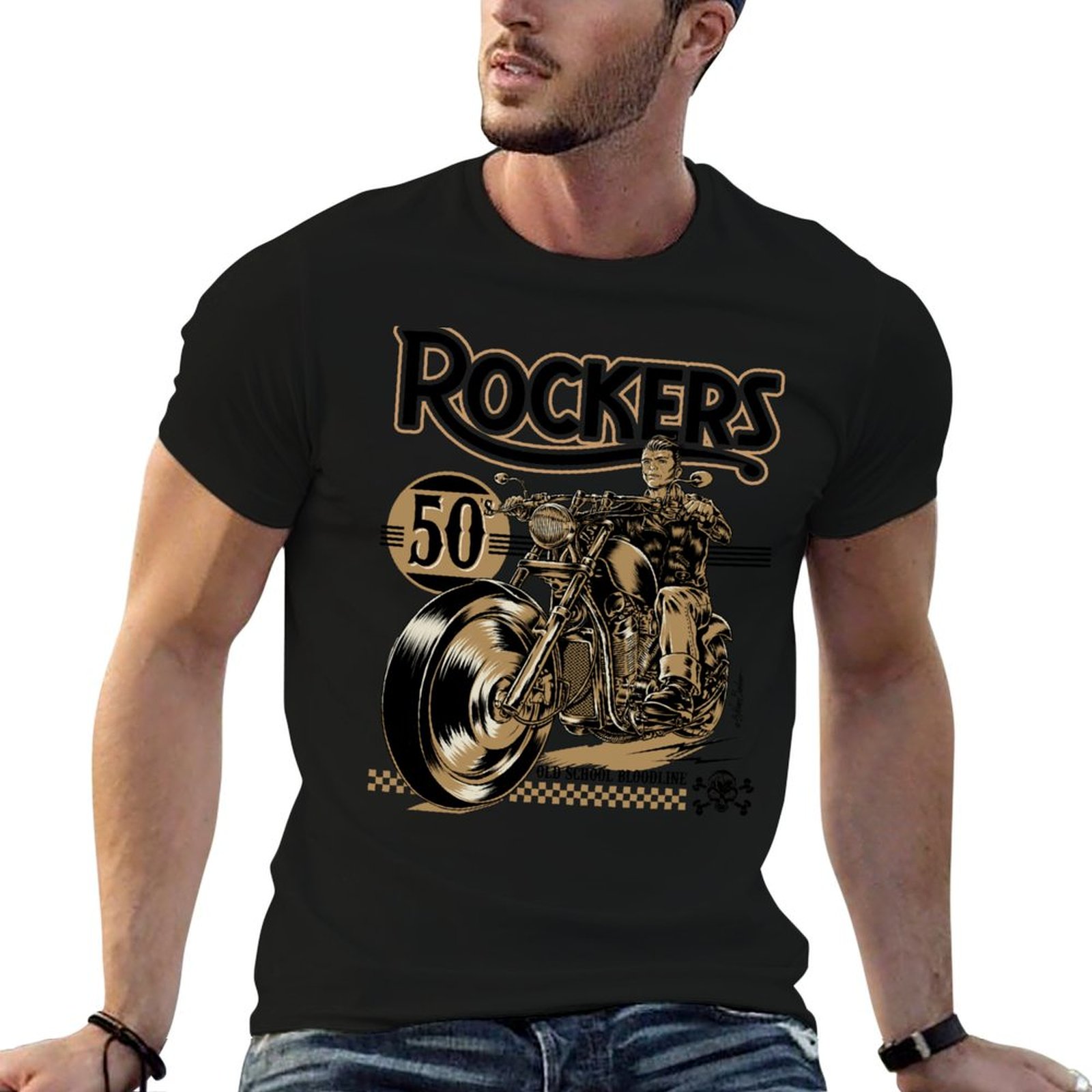 T-shirt Rockers 50s, maglietta - Mens Fashion In The 50S recensione e prezzo