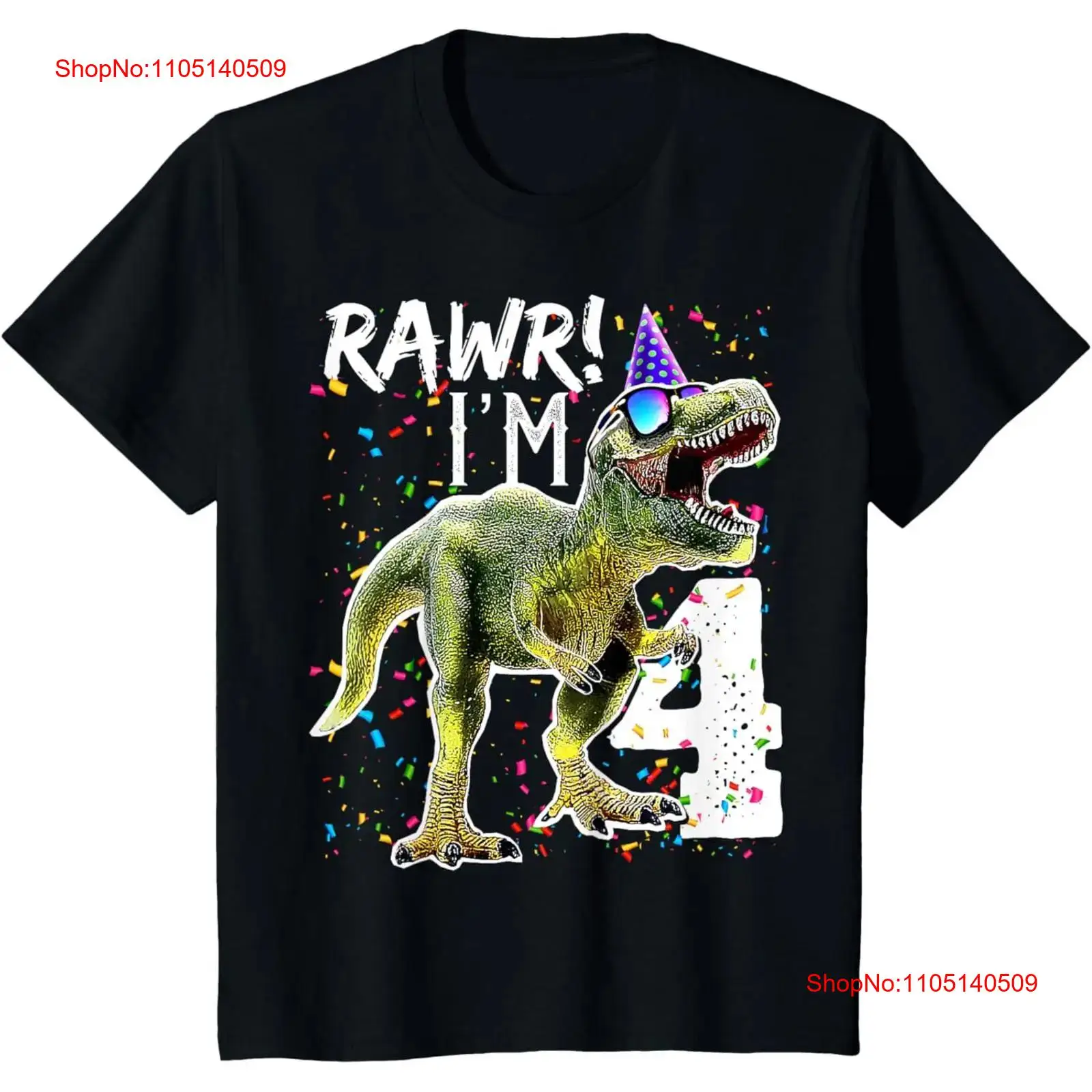 Bambini Rawr I'm 4 4th Birthda - Men Fashion Kids recensione e prezzo