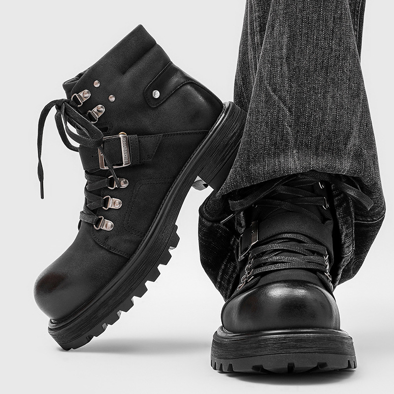 Stivali in pelle da uomo di ma - Men'S Fashion Luxury Brands recensione e prezzo