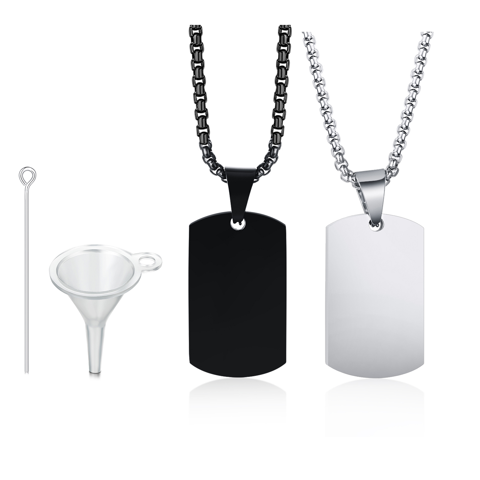 Collana da uomo con targhetta  - Mens Fashion In The 50S recensione e prezzo