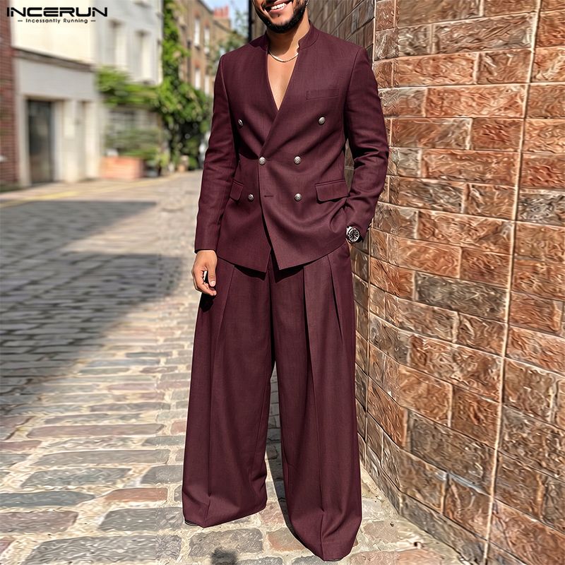 Completi da Uomo INCERUN, Set  - Mens Fashion Blazer recensione e prezzo