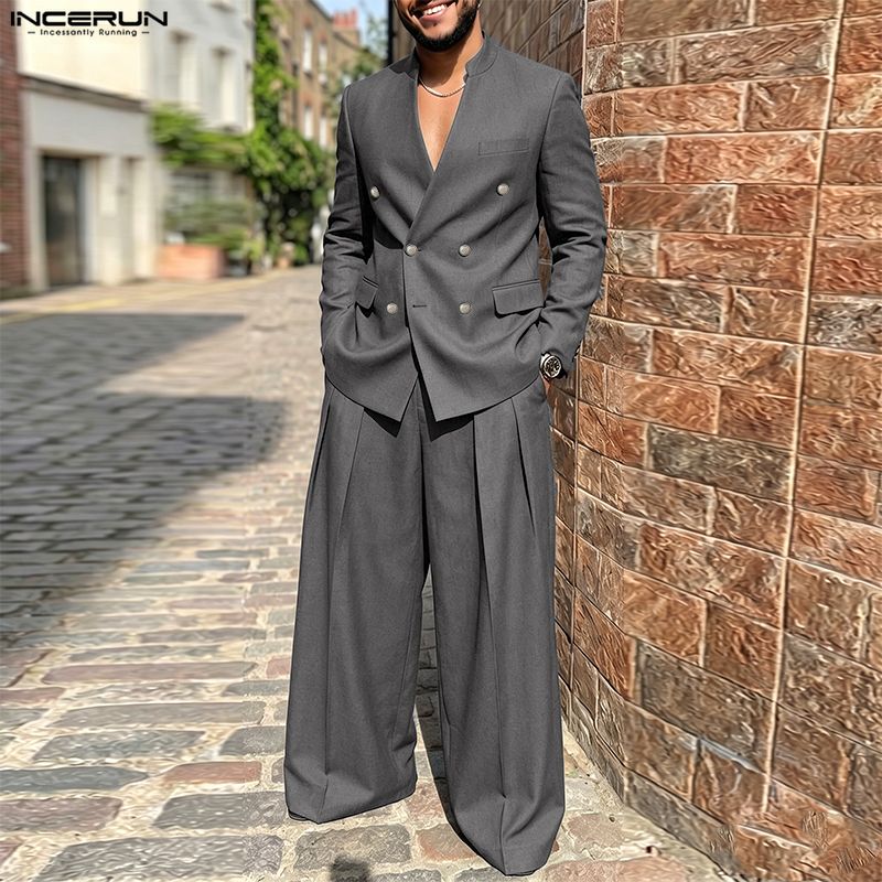 Completi da Uomo INCERUN, Set  - Mens Fashion Blazer recensione e prezzo