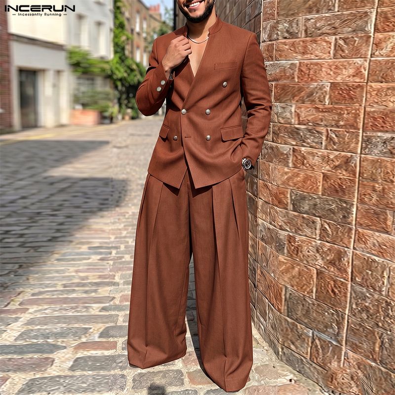 Completi da Uomo INCERUN, Set  - Mens Fashion Blazer recensione e prezzo