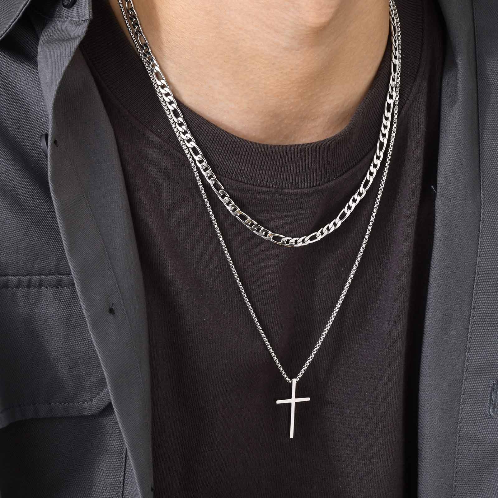 Collana con croce alla moda pe - Mens Fashion In The 50S recensione e prezzo