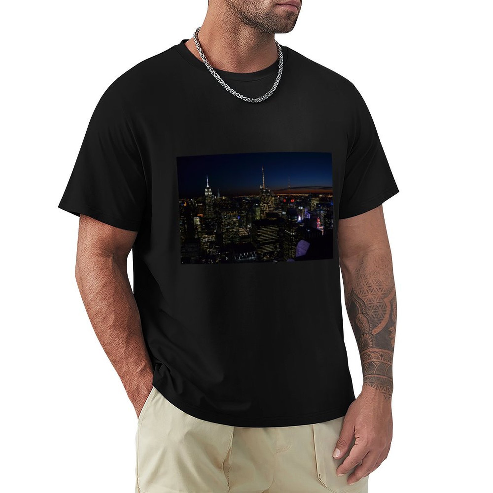 T-Shirt NYC di notte, casual,  - Men'S Fashion Nyc recensione e prezzo