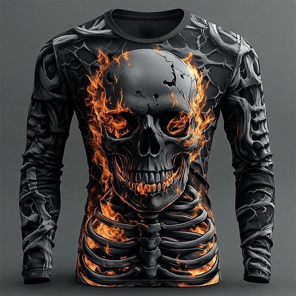 T-shirt da uomo a maniche lung - Mens Fashion Streetwear recensione e prezzo