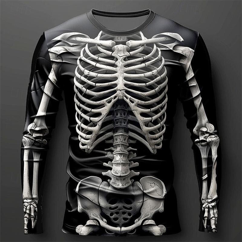 T-shirt da uomo a maniche lung - Mens Fashion Streetwear recensione e prezzo