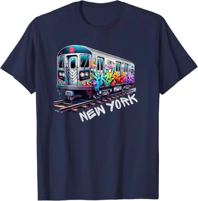 New York Train Graffiti Style  - Men'S Fashion Nyc recensione e prezzo