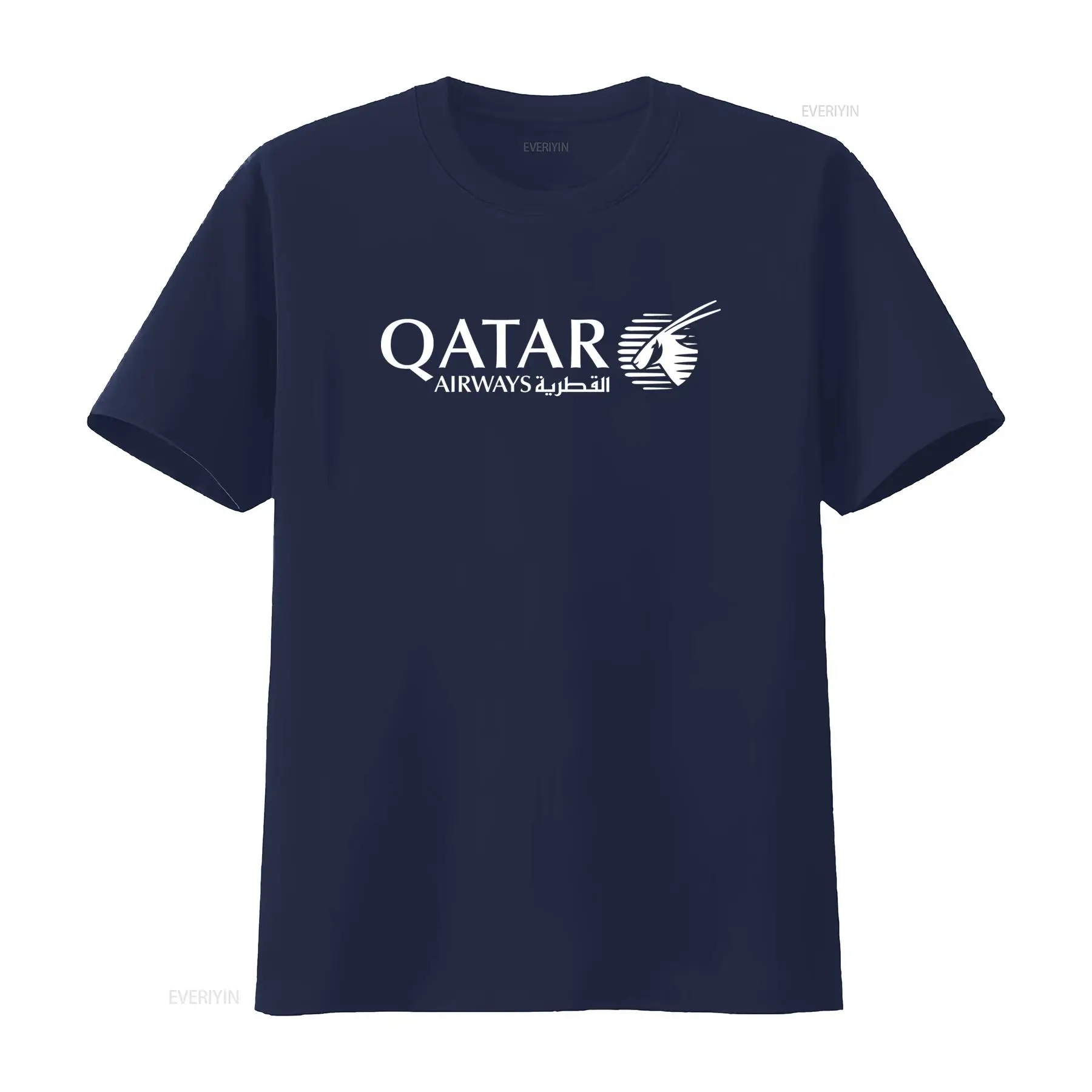 Maglietta blu navy con logo bi - Men'S Fashion Qatar recensione e prezzo